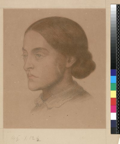 Christina Rossetti by Dante Gabriel Charles Rossetti
